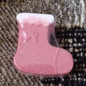 $4 Add-on New Pink Christmas Stocking-Shaped Bath Bomb